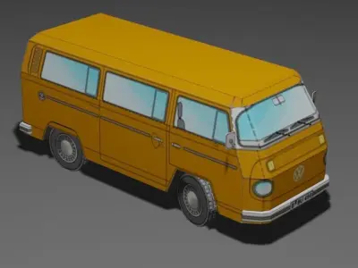 Volkswagen bus 3D model
