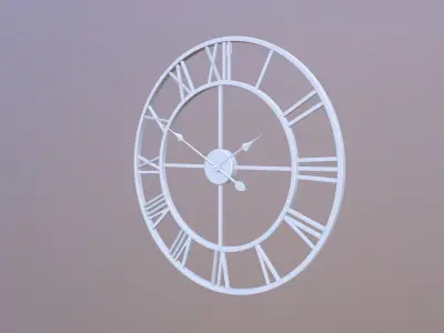 Wall Decor Clock 3D model
