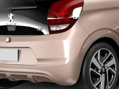 Peugeot 108 3-door 2015 3D model