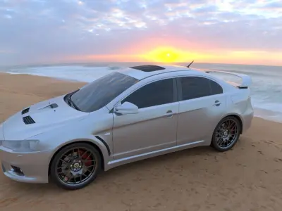 Mitsubishi Evo 3D model