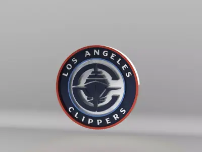 NBA Los Angeles Clippers Team Logo 3D model