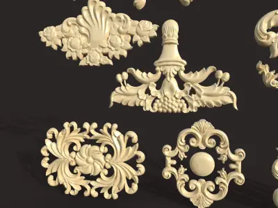 Ornament Kitbash  3D model