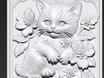 Cat A33 3D print model