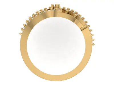 Engagement Ring Free 3D print model 6