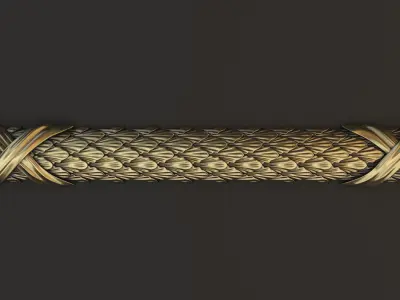 Molding for interier design and cnc machine 3D model