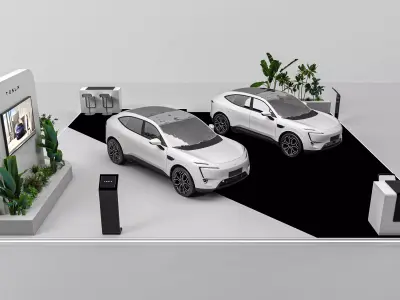booth 10x10 show car  3D model