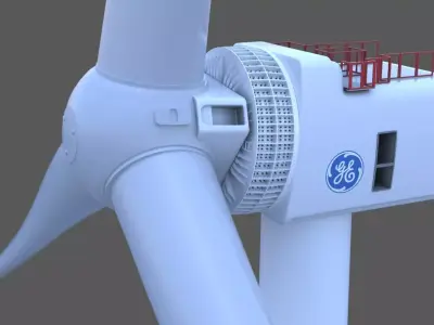 Wind Turbine GE Haliade X 12MW 3D model