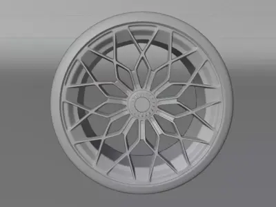 WHEEL  and TIRE LAM  3D model