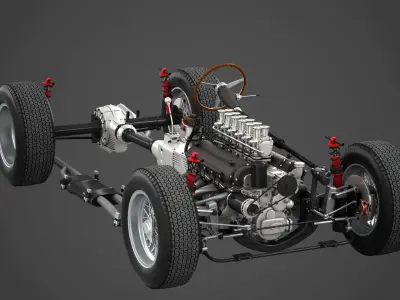 Ferrari 250 GTO - 4293GT - Complete 3D model