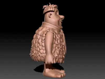 Fred Flintstone  3D print model