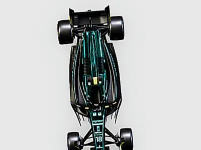 Astron Martin F1  Low-poly 3D model