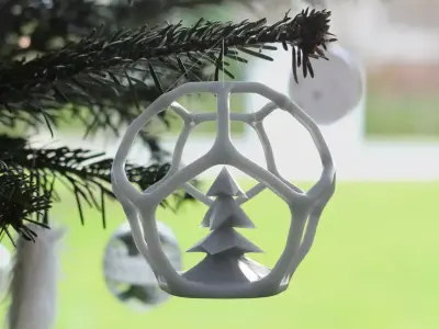 3D printable Christmasball 3D print model