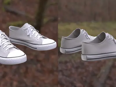 Shoes 215 - All MH Bodies - UE5 Skeletons - Rigged Low-poly 3D model