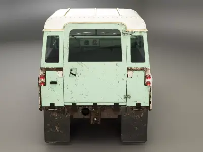 Land Rover Series II SWB 3D model