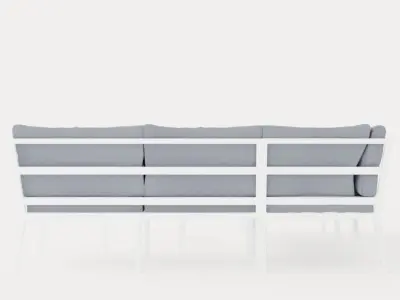 Gothenburg sofa set Low-poly 3D model