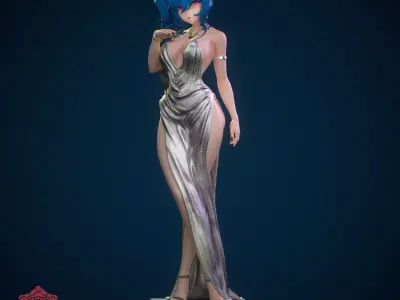 St Louis Luxury - Azur Lane 3D print model