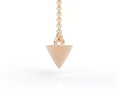  Geometric Triangle Pendant Free 3D print model