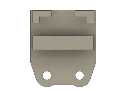 WTS Transponder Mount for 1-10 RC Car Tamiya TT-02 3D print model