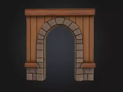 Archway Mystery Low-poly 3D model