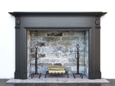 Fireplace 2 3D model