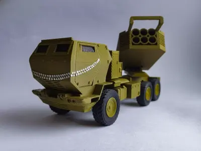 Full 3D printed M142 Himars 3D print model
