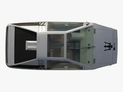 Maserati Boomerang coupe 1972 3D model