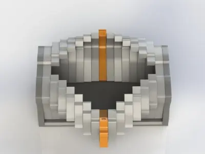 Storage Box with Ribs Like for Opening 3D print model