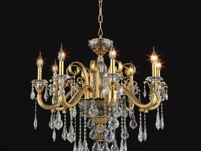 788082 Lusso Osgona Chandelier 3D model