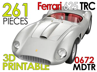 Ferrari 625 TRC Spider - Car Kit - 0672 MDTR 3D print model