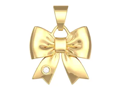 Ribbon Pendant 3D print model