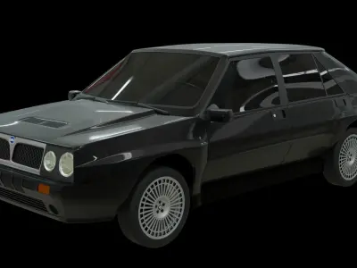 Lancia Delta Integrale 3D model