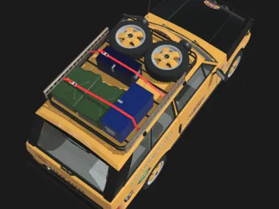 Range Rover Camel trophy 3D model