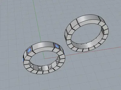 Rings 66113 3D print model