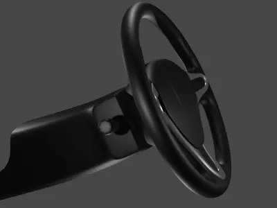 Car Steering Model 3D model