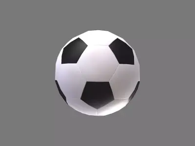Soccer Ball Low-poly 3D model