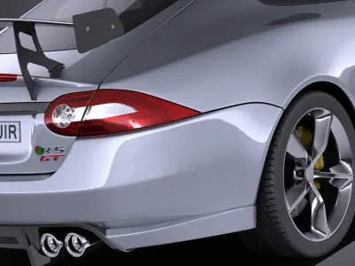 Jaguar XKR S GT 2015 VRAY 3D model