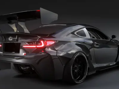 LEXUS RCF  3D model