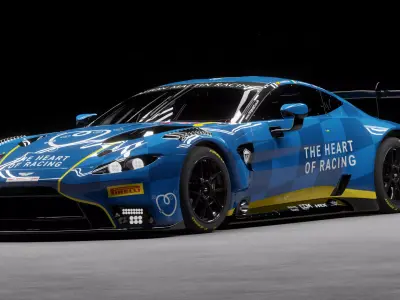 Aston Martin Vantage GT3 V8 3D model