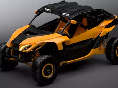 MANSORY Xerocole Buggy 3D Model HQ Detail Low-poly 3D model
