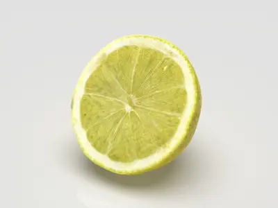 Lemon Half Low-poly 3D model