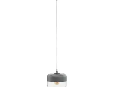 Black Hanging Lamp 3D Model 3D model