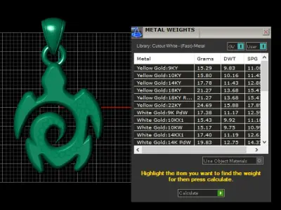 TURTLE ANIMAL PENDANT 3D PRINTABLE MODEL  3D print model