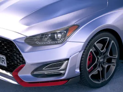 Hyundai Veloster N 2019 3D model