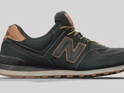 Sneakers New Balance 574 3d scan Low-poly 3D model