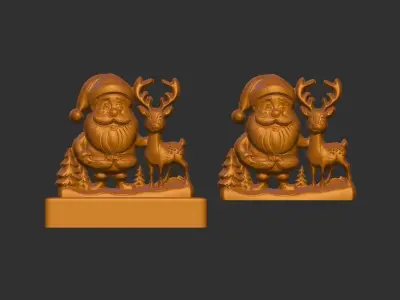 sanda deer decor  3D print model