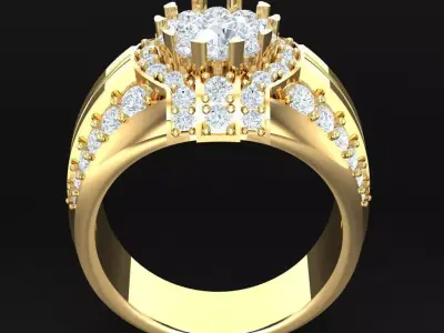 Luxury Men Rings Designs 5MR049 3D print model