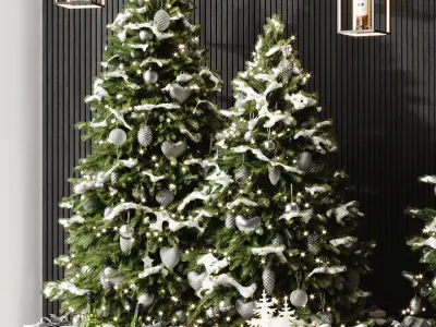 Christmas set 3 alcomarket display 3D model