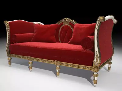 Classic sofa Free 3D model purchase