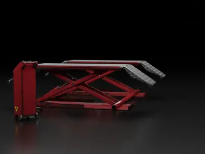 Vehicle Lifter Low-poly 3D model