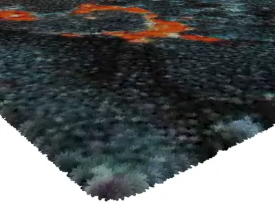 Rug Set 2074 3D model